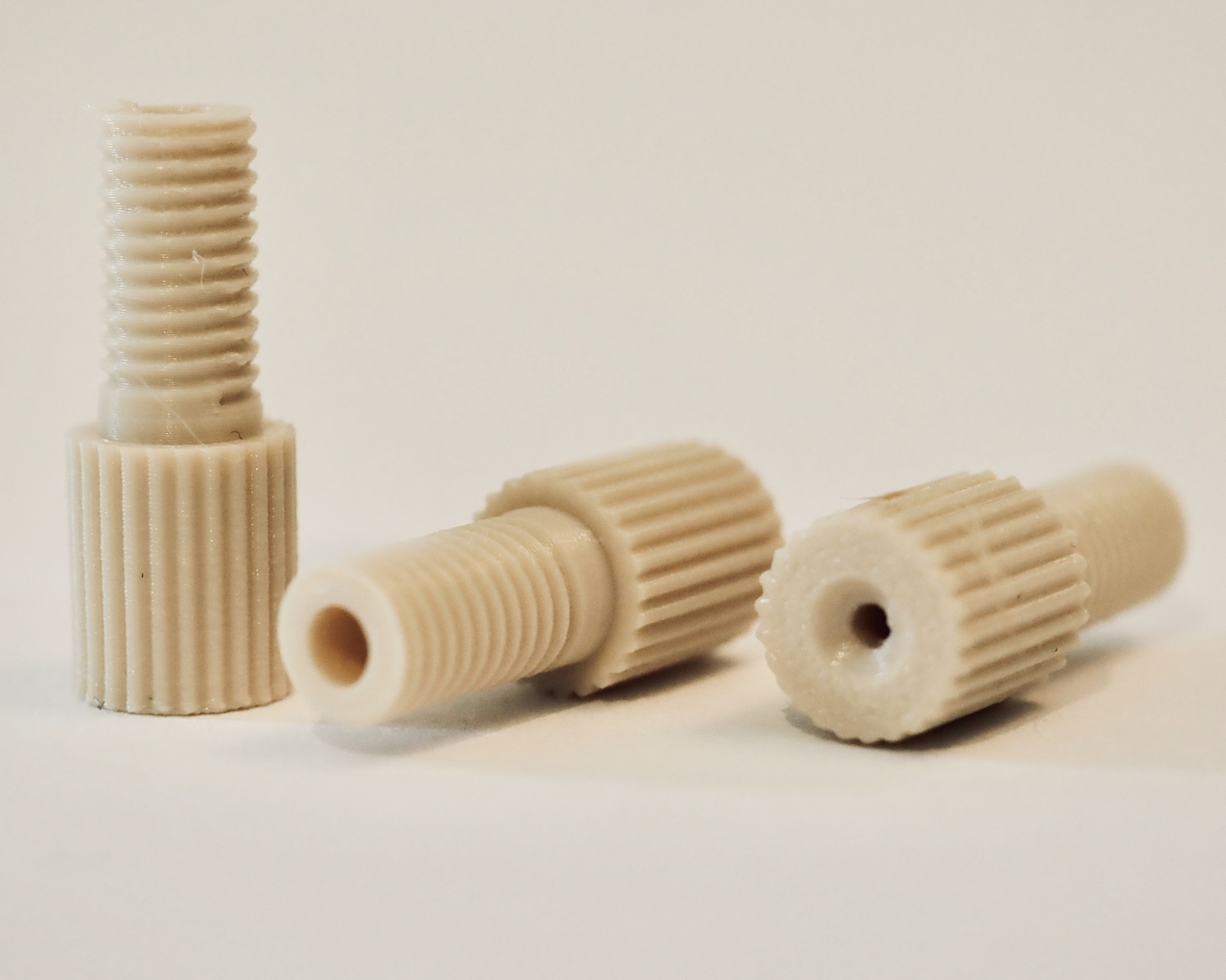 1/4"-28 UNF Flangeless Nut (M), Tube OD: 1/16"