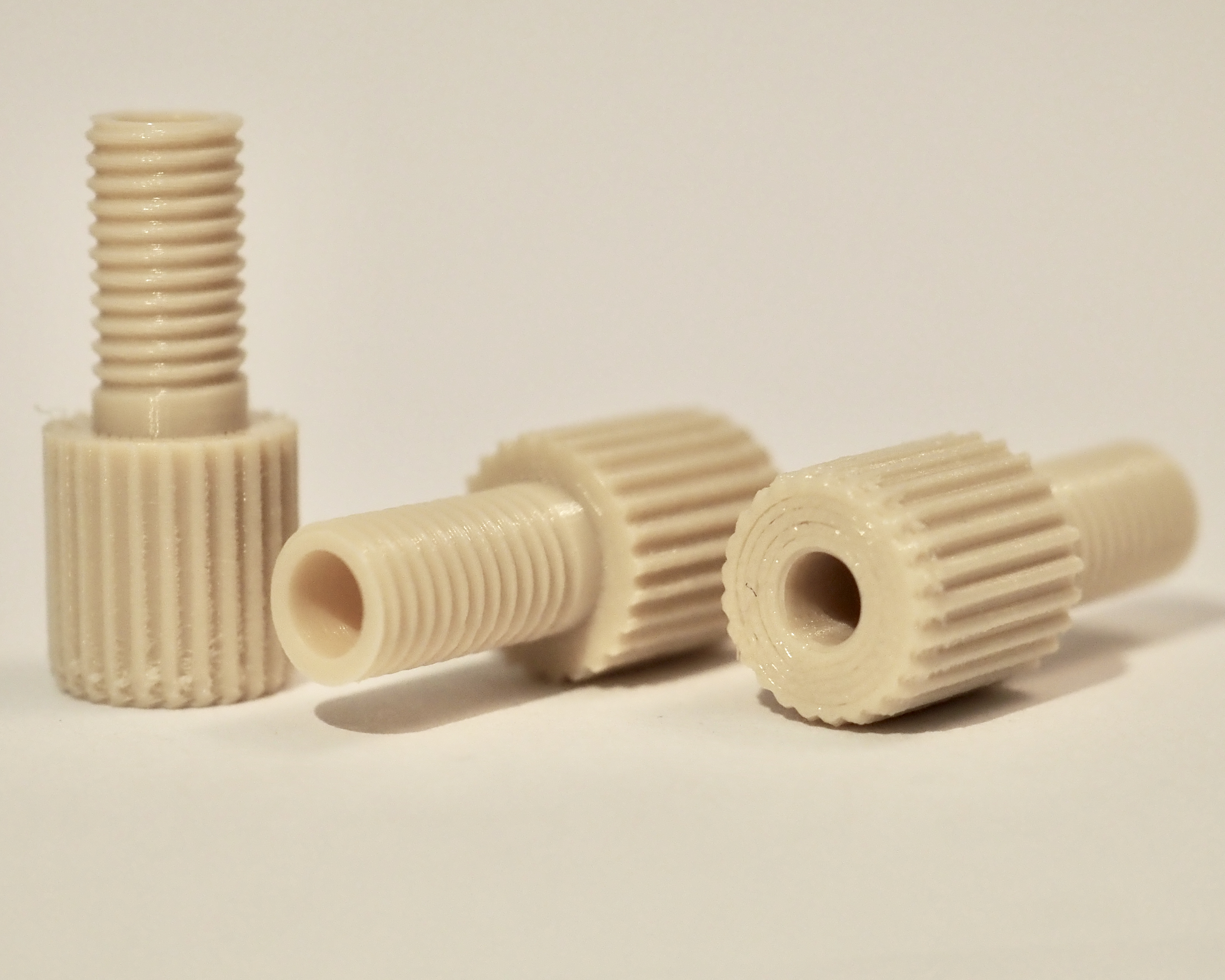 1/4"-28 UNF Flangeless Nut (M), Tube OD: 1/8"